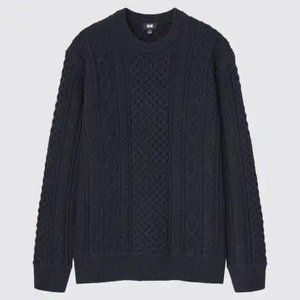Uniqlo Men Low Gauge Crew Neck Aran Jumper